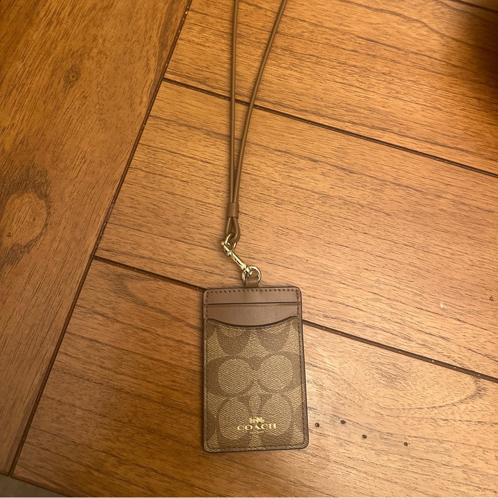 Coach Signature Landyard